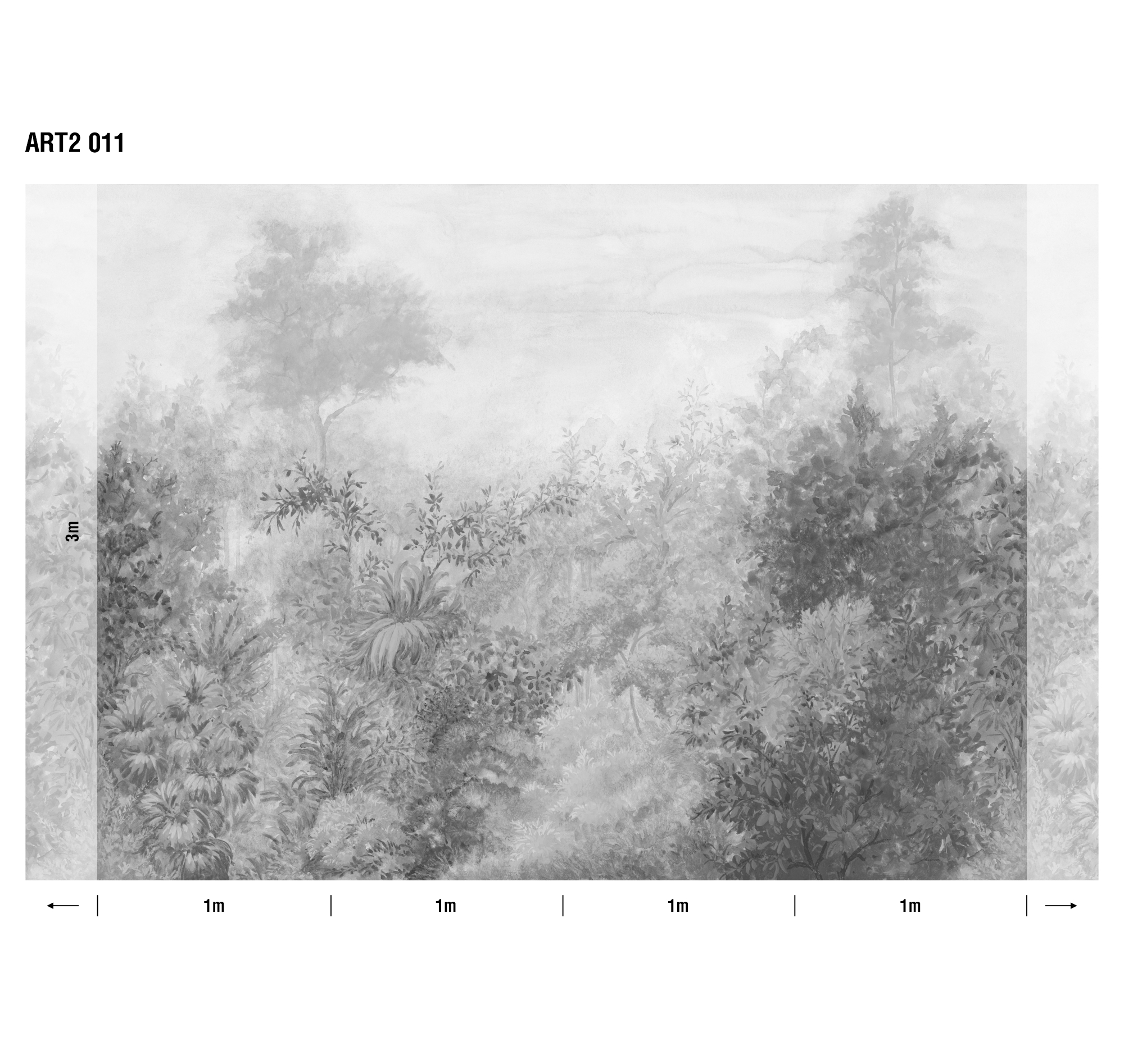 Панно Loymina Пейзаж Южный лес ART2 011 3×4